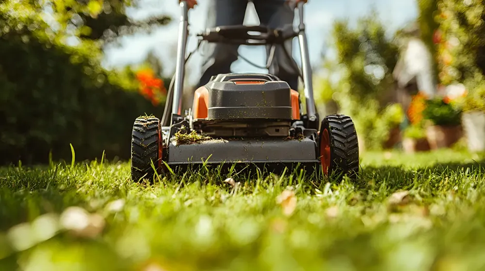 Tontes de pelouses près de Chanteloup